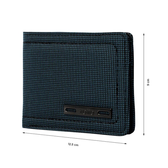 Billetera Canvas con RFID Blocker