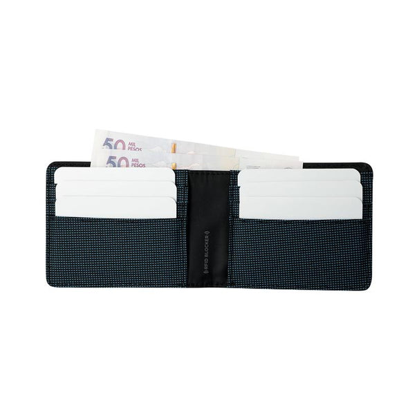 Billetera Canvas con RFID Blocker