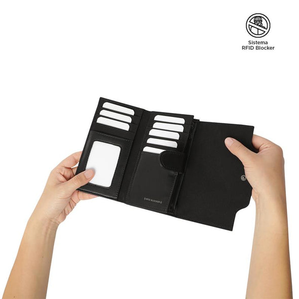 Billetera Toscana con RFID Blocker