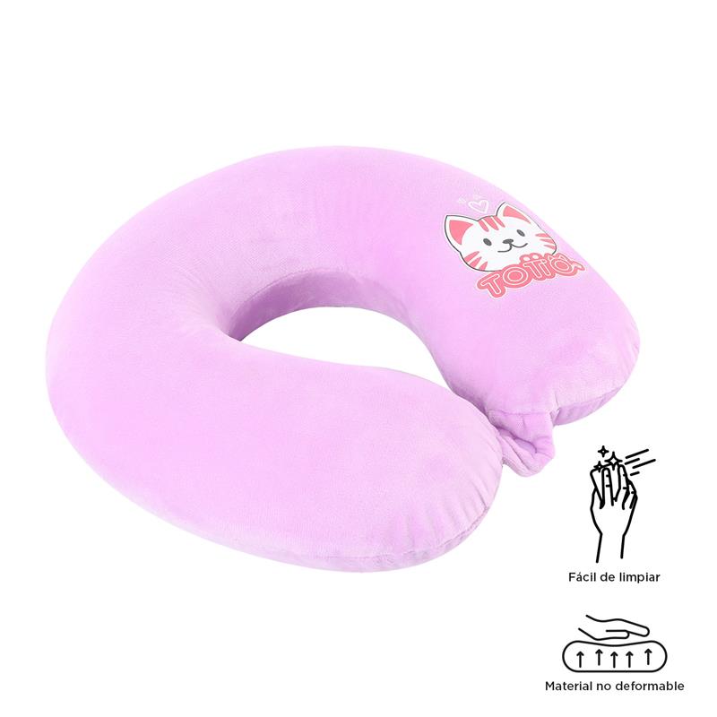 Almohada de viaje infantil Selfie Cat