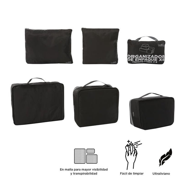 Organizador de viaje Packing Cube X6 New Collection
