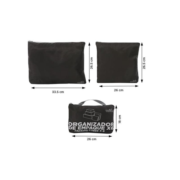 Organizador de viaje Packing Cube X6 New Collection