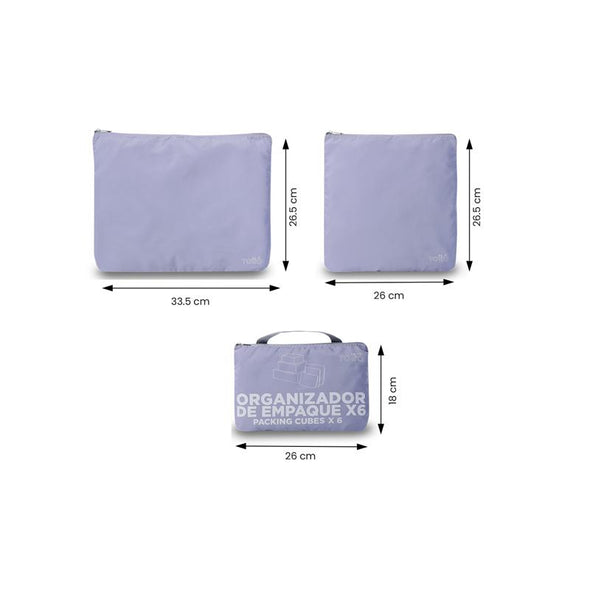 Organizador De Empaque Packing Cube X 6