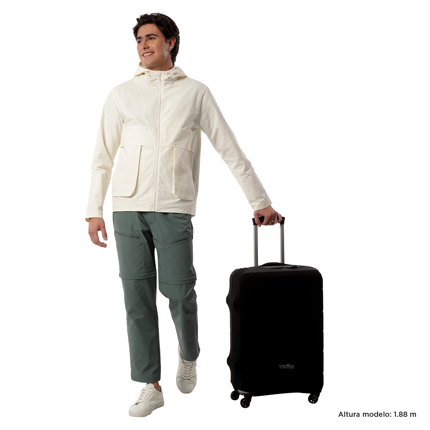 Funda para Maletas de Viaje Mediana Apront Negra