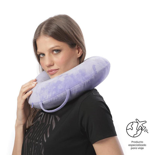 Almohada De Viaje Memory Foam Jet Pillow
