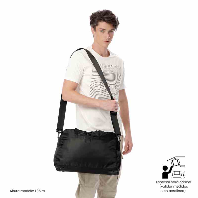 BOLSO WEEKENDER NEGRO L