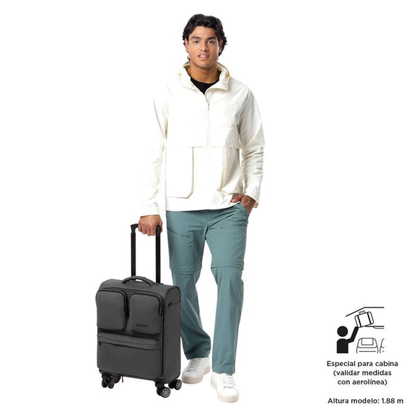 Maleta de Viaje Pequeña Carry On 360 Canvas 10 kilos