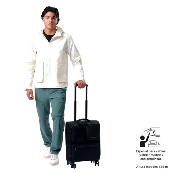 Maleta de Viaje Pequeña Carry On 360 Canvas 10 kilos