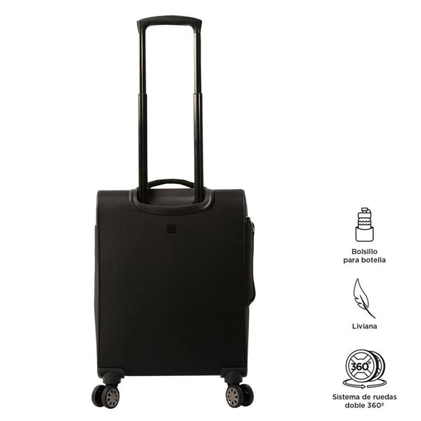 Maleta de Viaje Pequeña Carry On 360 Canvas 10 kilos