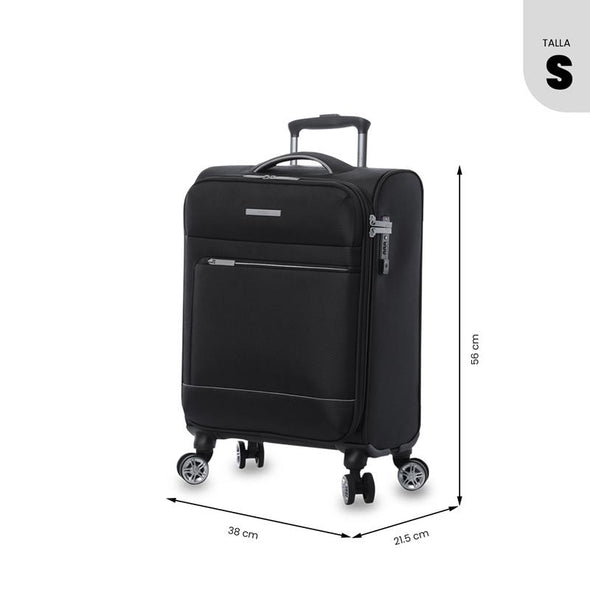 MALETA VIAJE 360 LIVIANA 10 KILOS S CARRY ON