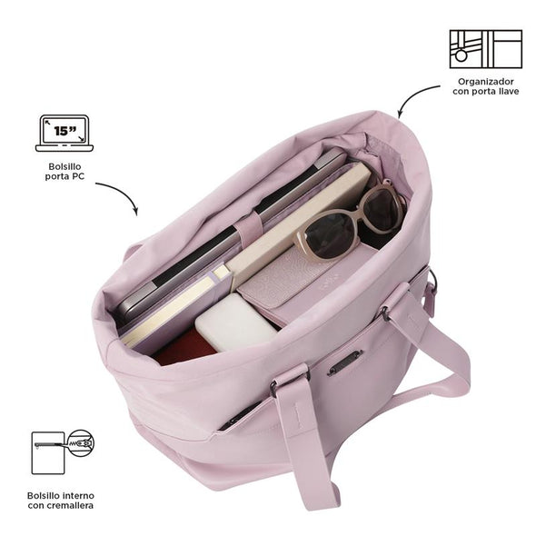 Bolso Para Mujer Duffel Toscana Grande Porta PC 15"