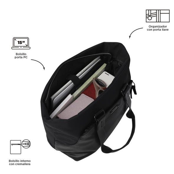 Bolso Para Mujer Duffel Toscana Grande Porta PC 15"