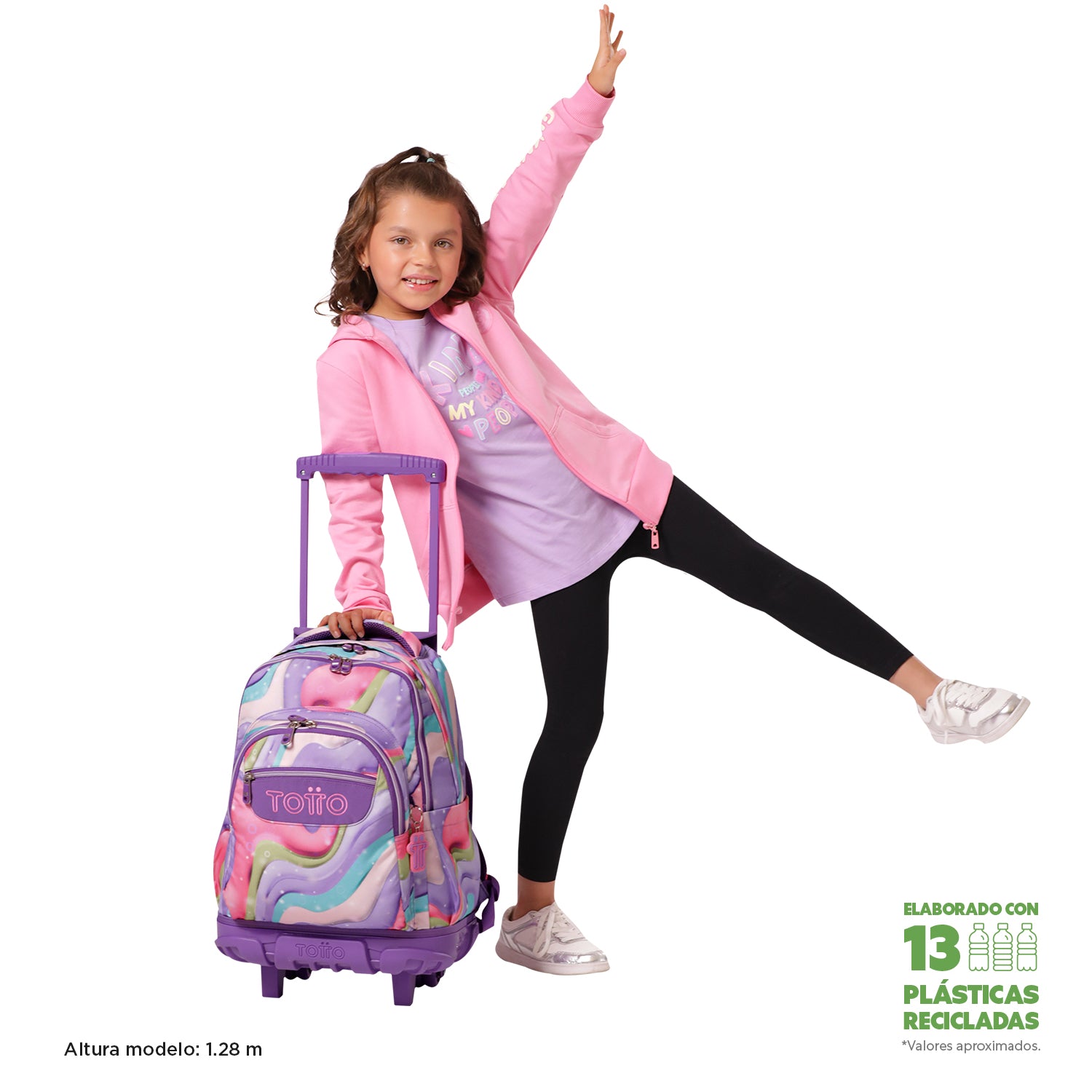 Mochila Rue Bomper Renglon Para Niña New Collection