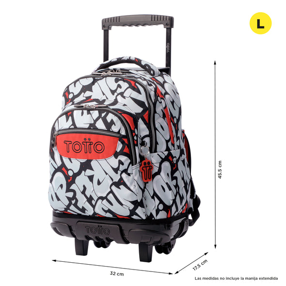 Mochila Con ruedas Bomper Renglon Grande Para Niño New Collection