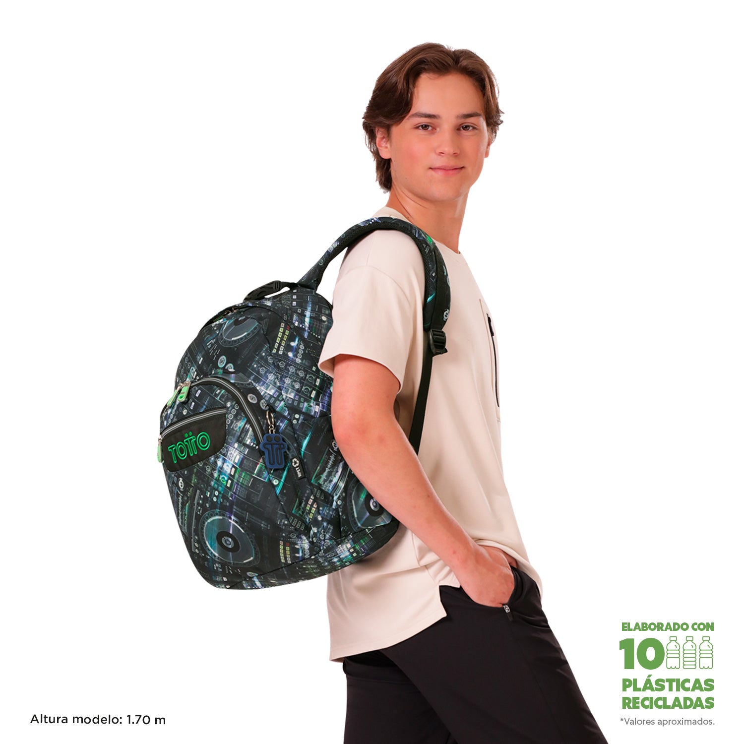 Mochila Acuarela Para Hombre New Collection