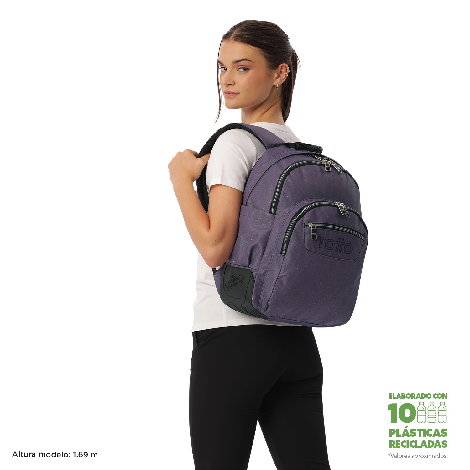 Mochila Rayol Glitter Para Mujer New Collection