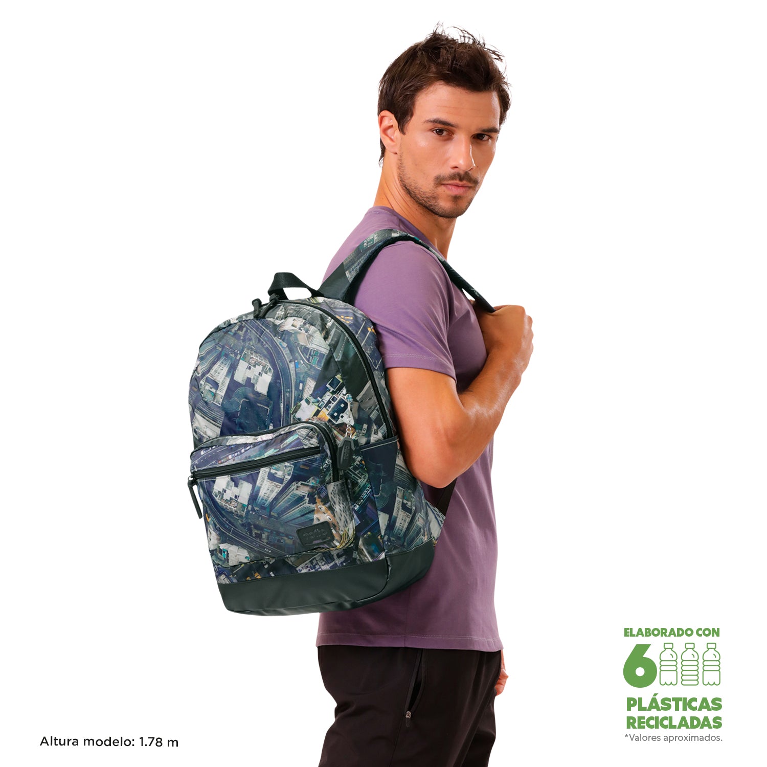 Mochila Con Porta PC Tocax