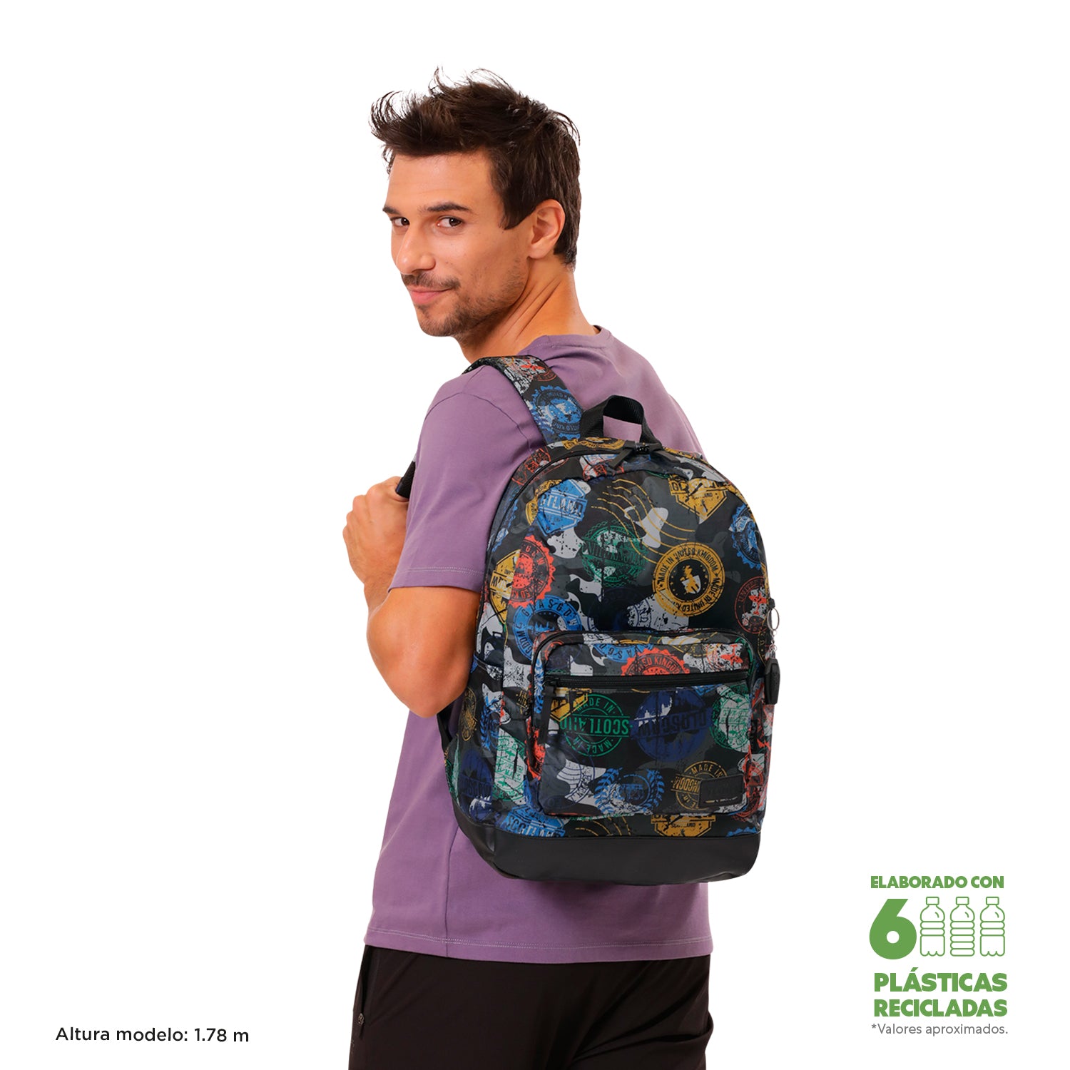 Mochila Con Porta PC Tocax