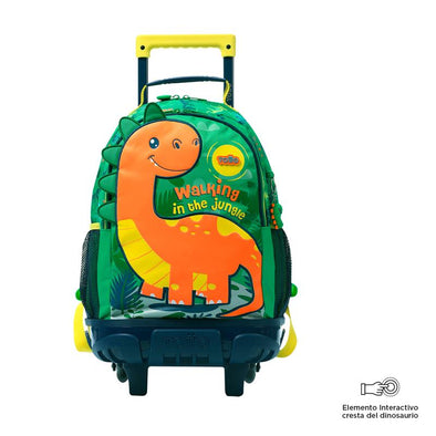 Mochila Dinomax Para Niños Mediana New Collection