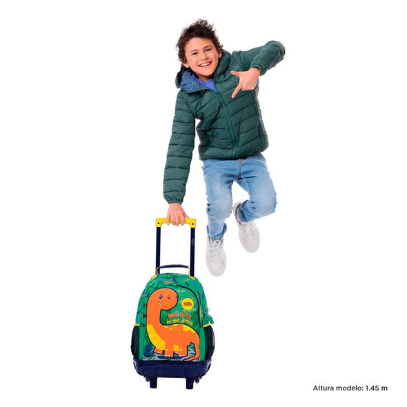 Mochila Dinomax Para Niños Mediana New Collection