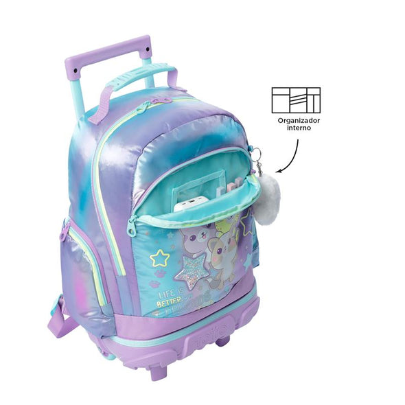 Mochila Con Rueda  Mediana Para Niñas Friends New Collection