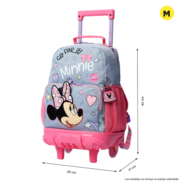 Mochila Con Rueda Minnie Mediana New Collection