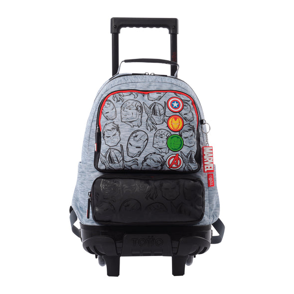 Mochila Para Con Ruedas Avengers Mediana New Collection