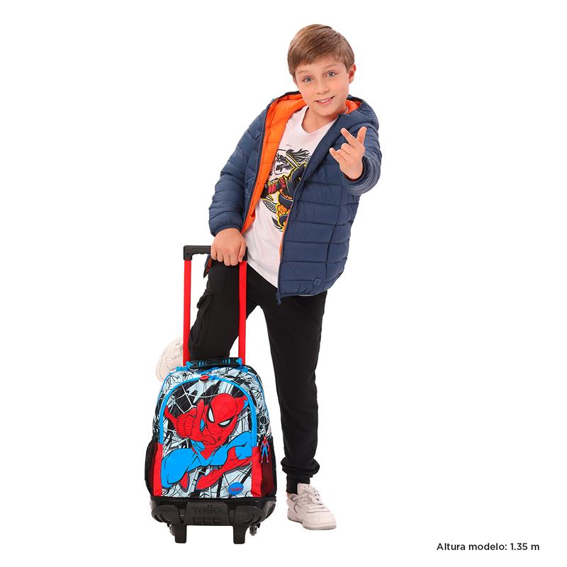 Mochila Rue Bomper Infantil Spiderman City Mediana
