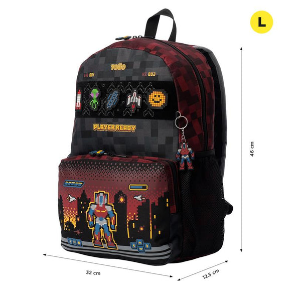 Mochila Niño Digibot Grande New Collection