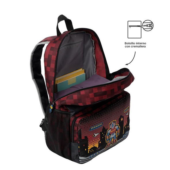 Mochila Niño Digibot Grande New Collection