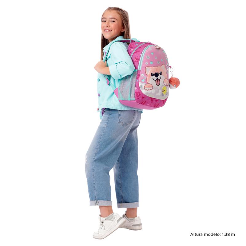 Mochila para Niña Doggy Love Mediana New Collection