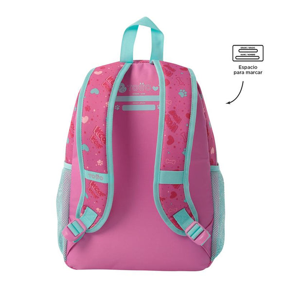 Mochila para Niña Doggy Love Mediana New Collection