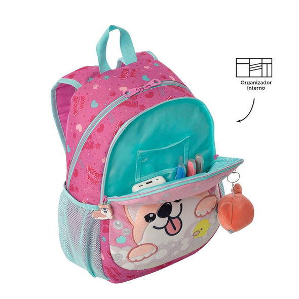 Mochila para Niña Doggy Love Mediana New Collection