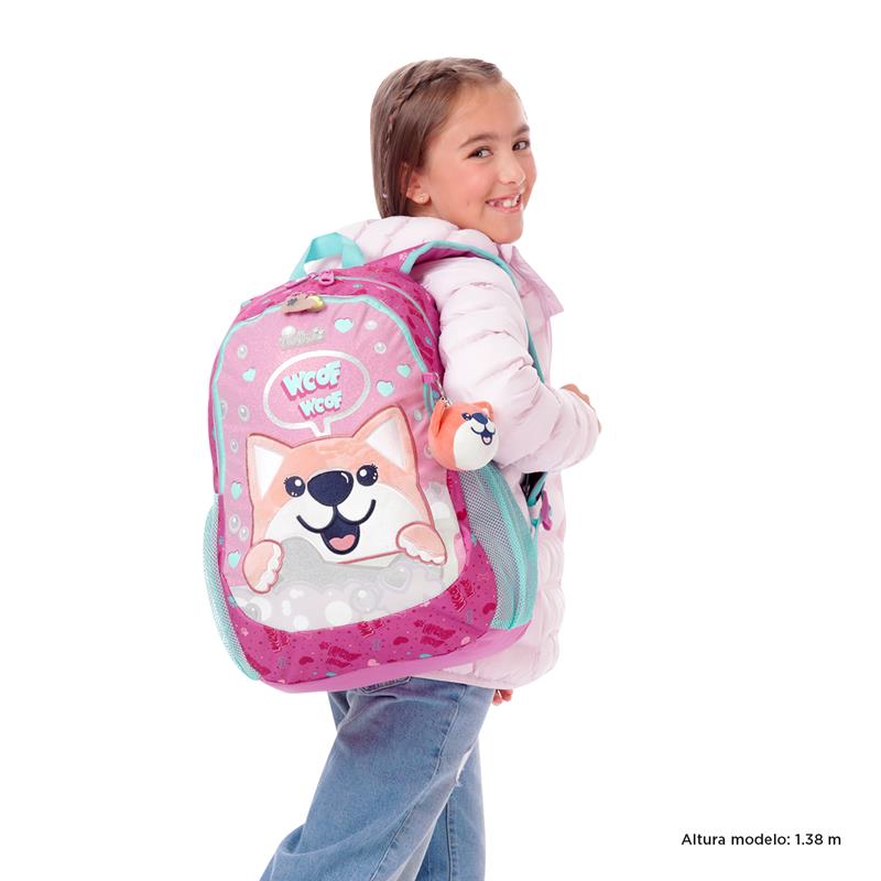 Mochila para Niña Doggy Love Grande New Collection