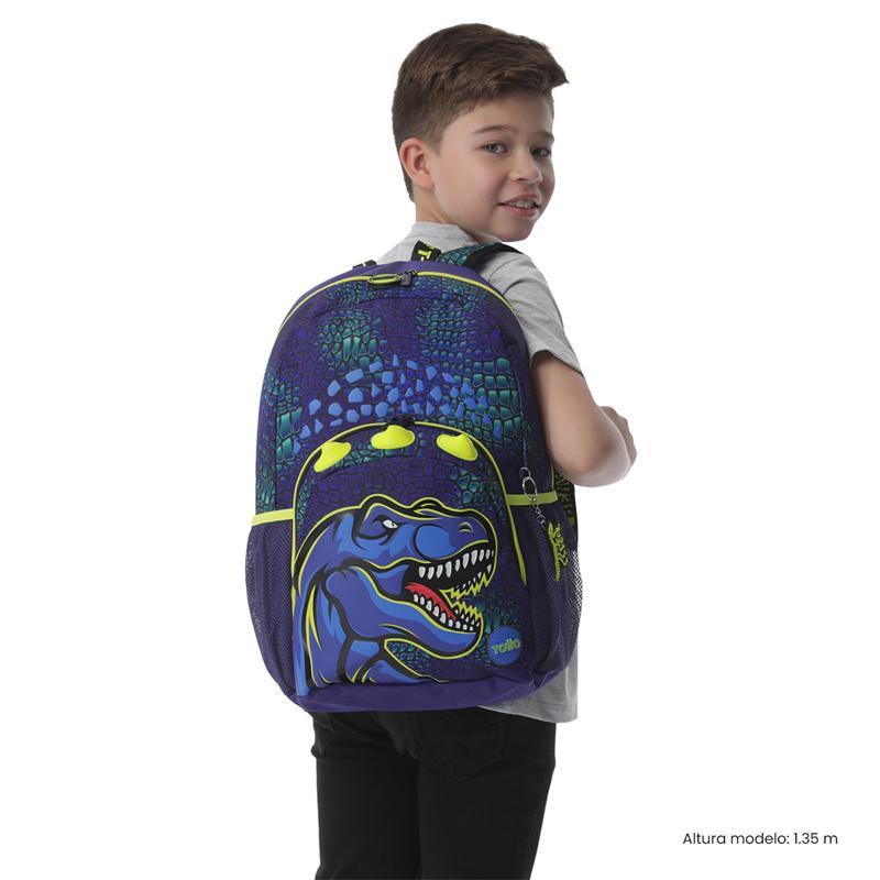 MOCHILA DINO ROCK GRANDE