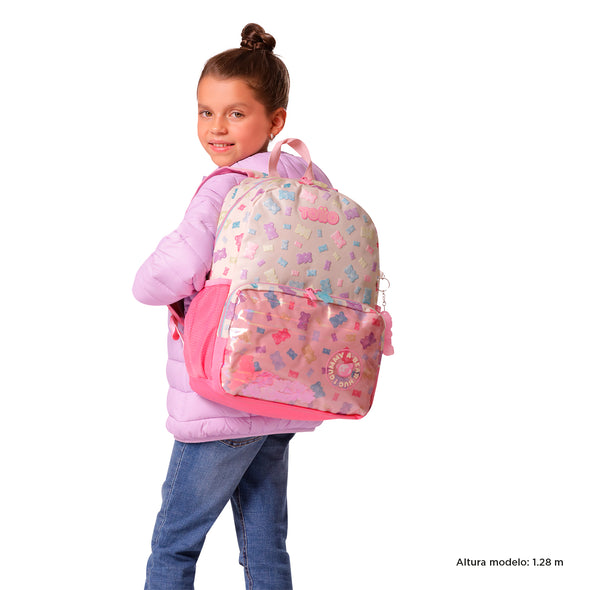 Mochila Para Niña Gummy Bear Mediana New Collection