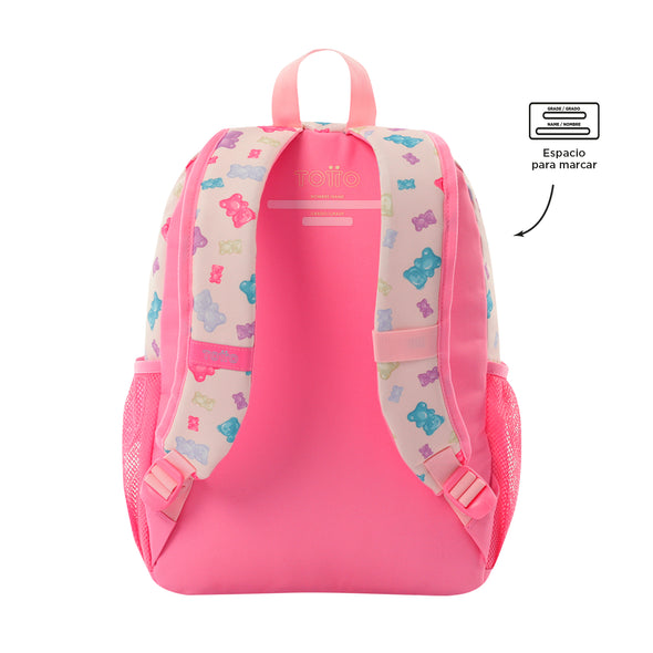 Mochila Para Niña Gummy Bear Mediana New Collection