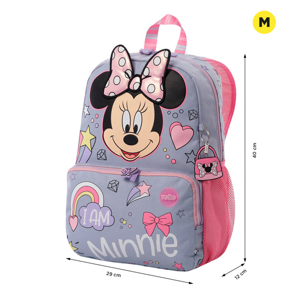 Mochila Para Niña Minnie Mediana New Collection