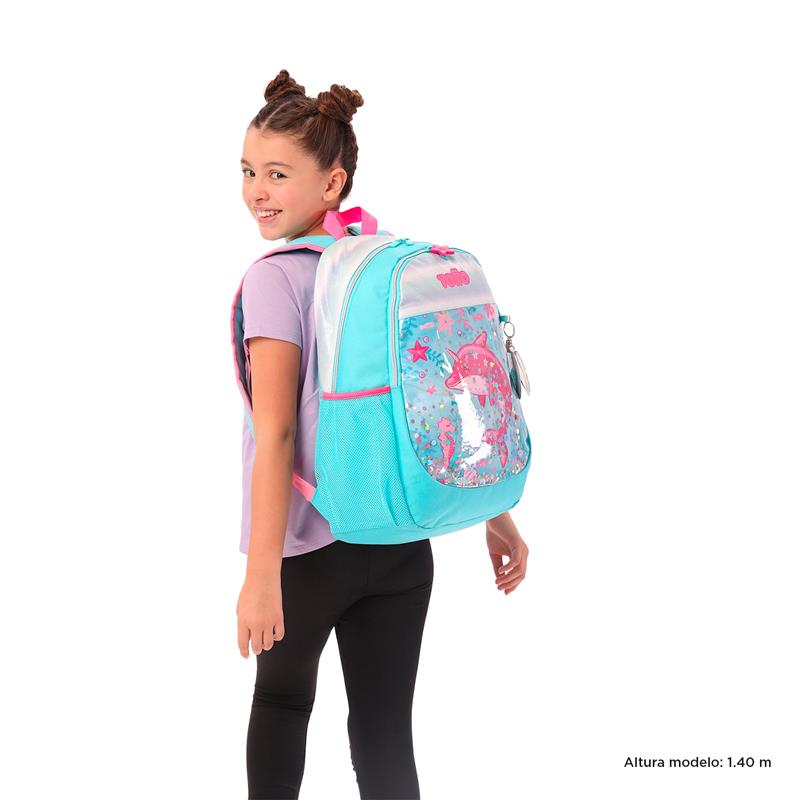 Mochila Infantil Pink Ocean Grande