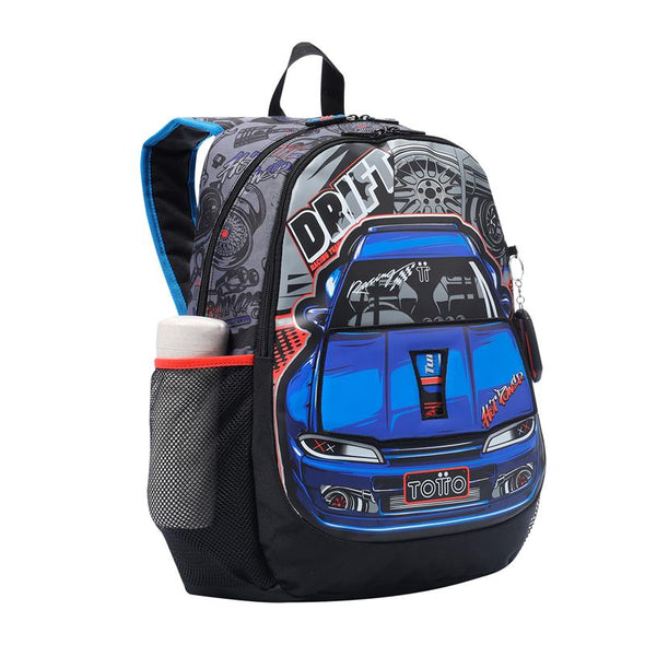 Mochila Racing Para Niños Grande New Collection