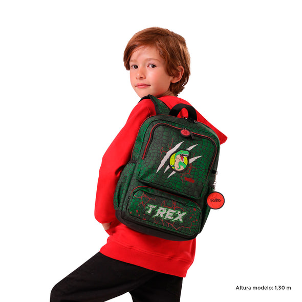 Mochila Grande Dino Rex Nex Collection