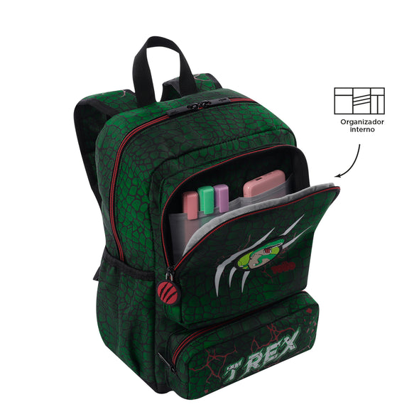 Mochila Grande Dino Rex Nex Collection