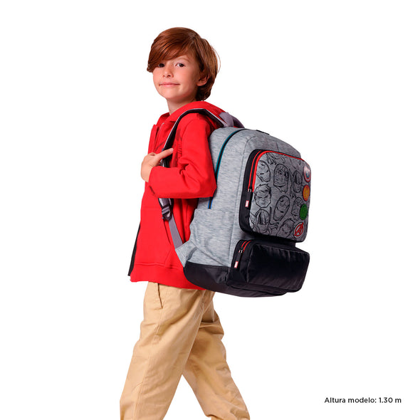 Mochila Para Niño Super Avengers Grande New Collection