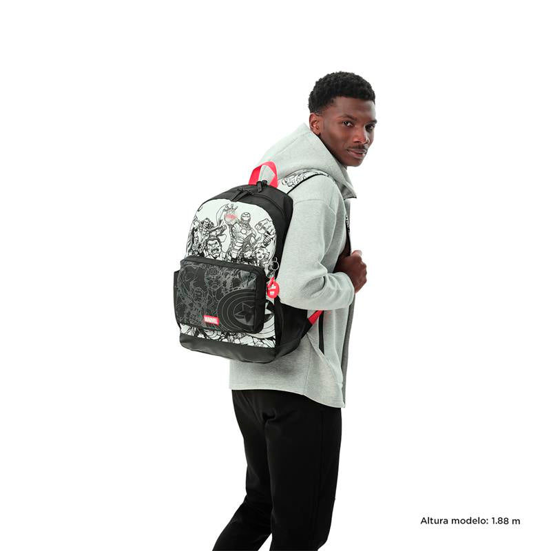 Mochila Infantil Comic Avengers Mediana
