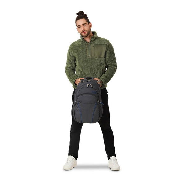 Mochila Cambri Hombre Con Porta Pc Y Porta Tablet