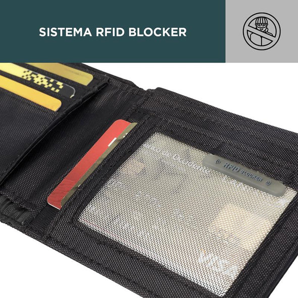 Billetera Lona Rfid Bigta