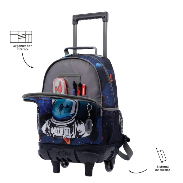 Mochila con Ruedas para niño Bomper Astronut S