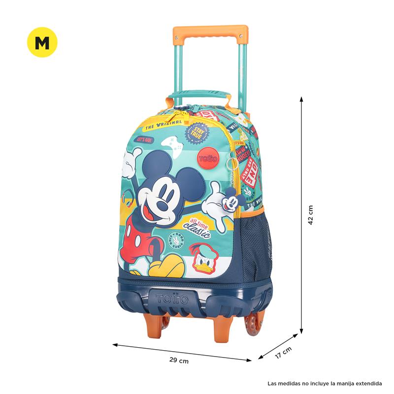 Mochila con Ruedas para Niño Mickey M