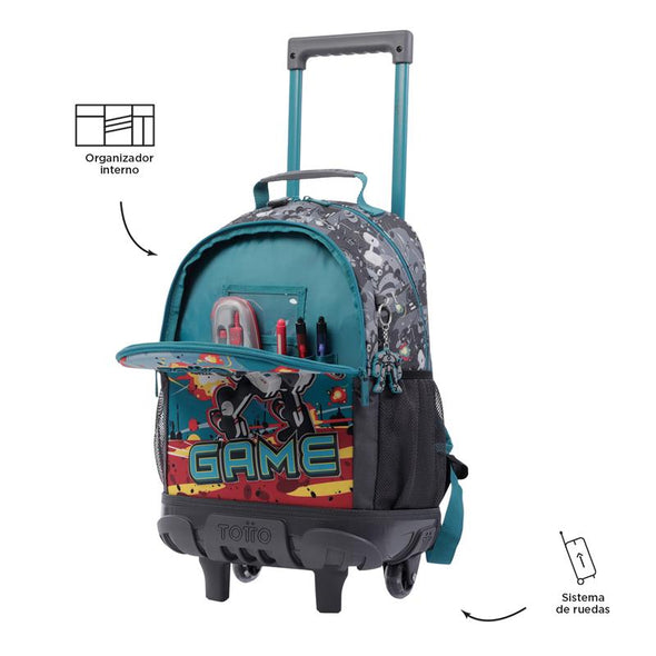 Mochila con Ruedas Bomper Mediano para Niño Infinity